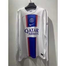 22-23 Paris second away game white long sleeves